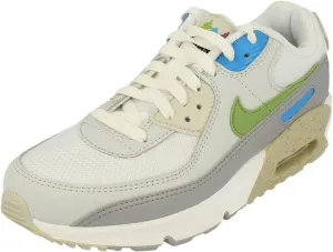 Nike Air Max 90 GS Trainers DV3483 Sneakers Shoes (UK 5.5 us 6Y EU 38.5, White Chlorophyll 100)