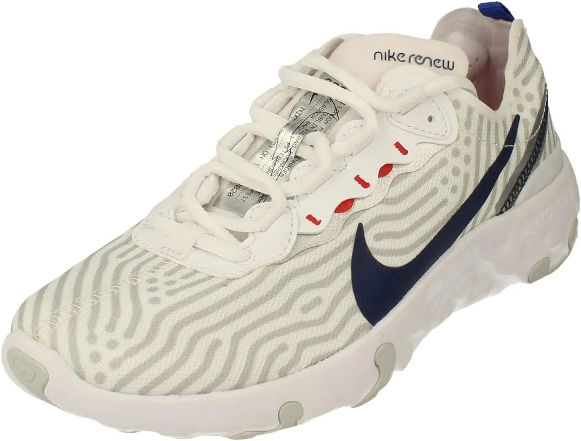 Nike Renew Element 55 GS Running Trainers CZ5584 Sneakers Shoes (UK 5.5 us 6Y EU 38.5, White Midnight Navy 100)