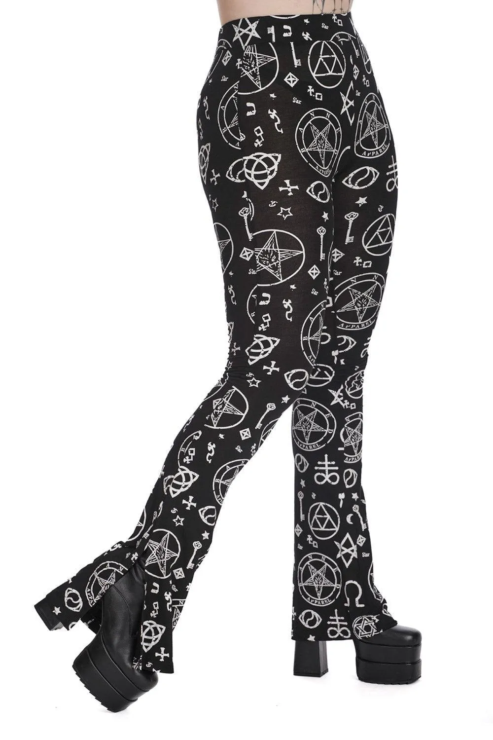 Noir Vixen Flare Trousers