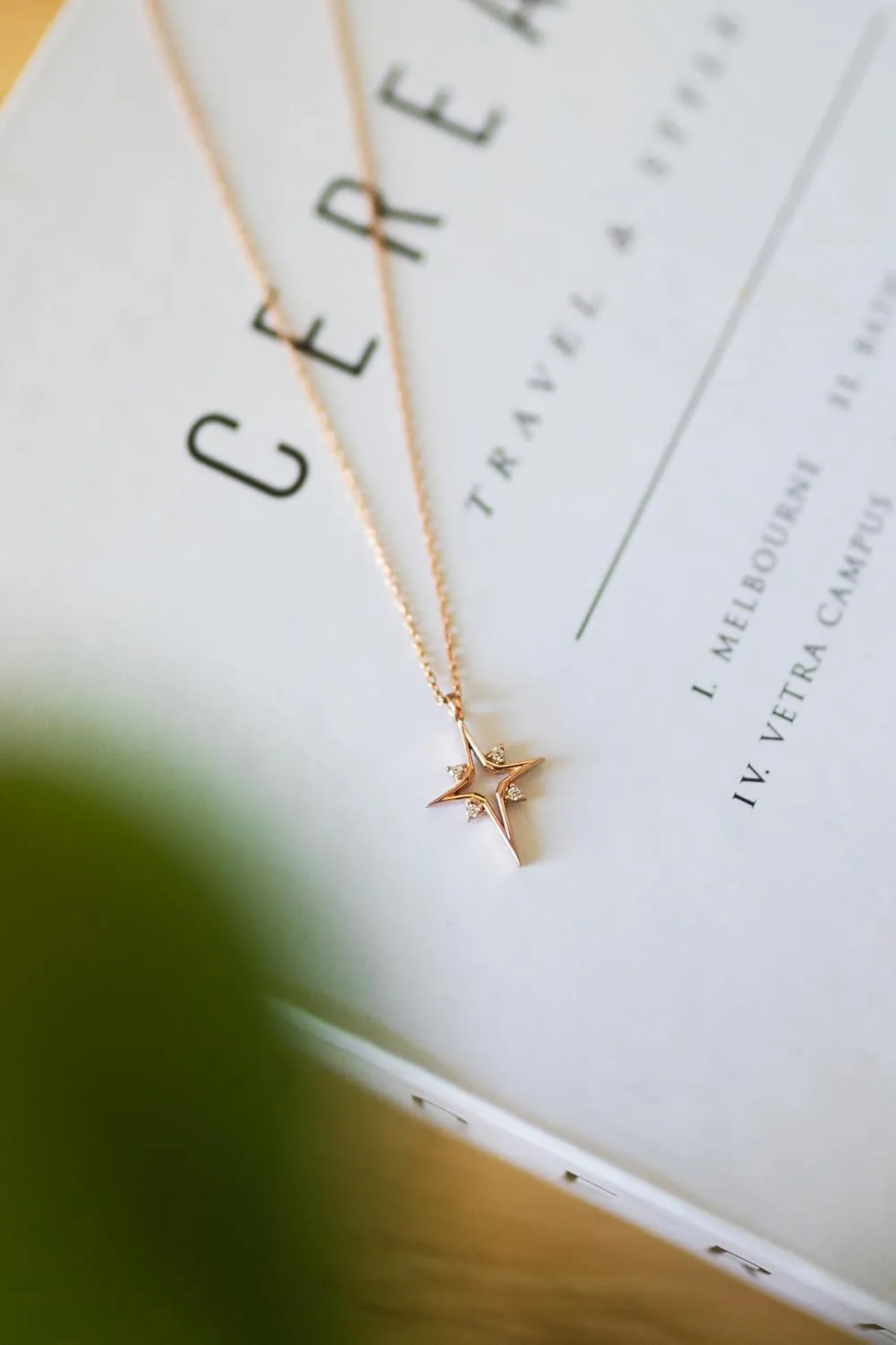 North Star Necklace, North Star Pendant, Star Necklace, Star Pendant, Celestial Jewelry, Star Jewelry, 925 Silver Jewelry, Handmade Jewelry, Gift for All (Rose Gold)