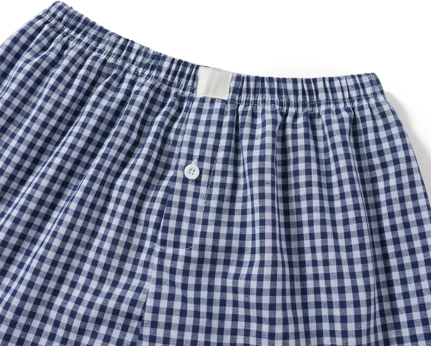NUFIWI Women Y2k Pajamas Shorts Gingham Cute Pj Short Pants Plaid Lounge Shorts Sleep Bottoms Elastic Boxers Streetwear