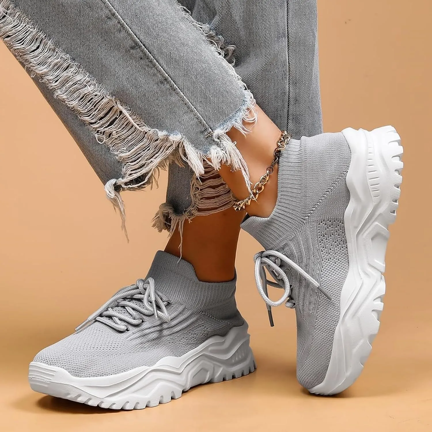Nurse Babe Shoes Women's Tennis Pro Classic Slip-On Shoe Mesh Breathable Lightweight Leisure Non-Slip Orthopedic Sneakers Fashionable Lace-up Low Top Slip on Casual Comfortable Ankle Socks