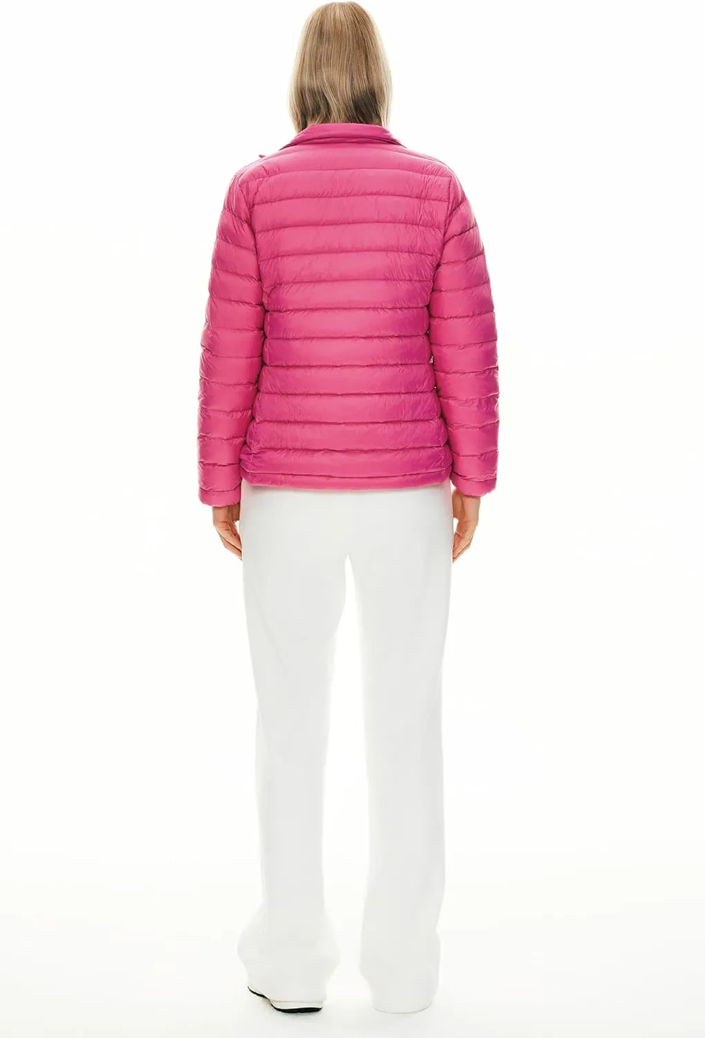 Orolay Women's Lightweight Packable Down Jacket Quilted Puffer Coat with Stand Collar