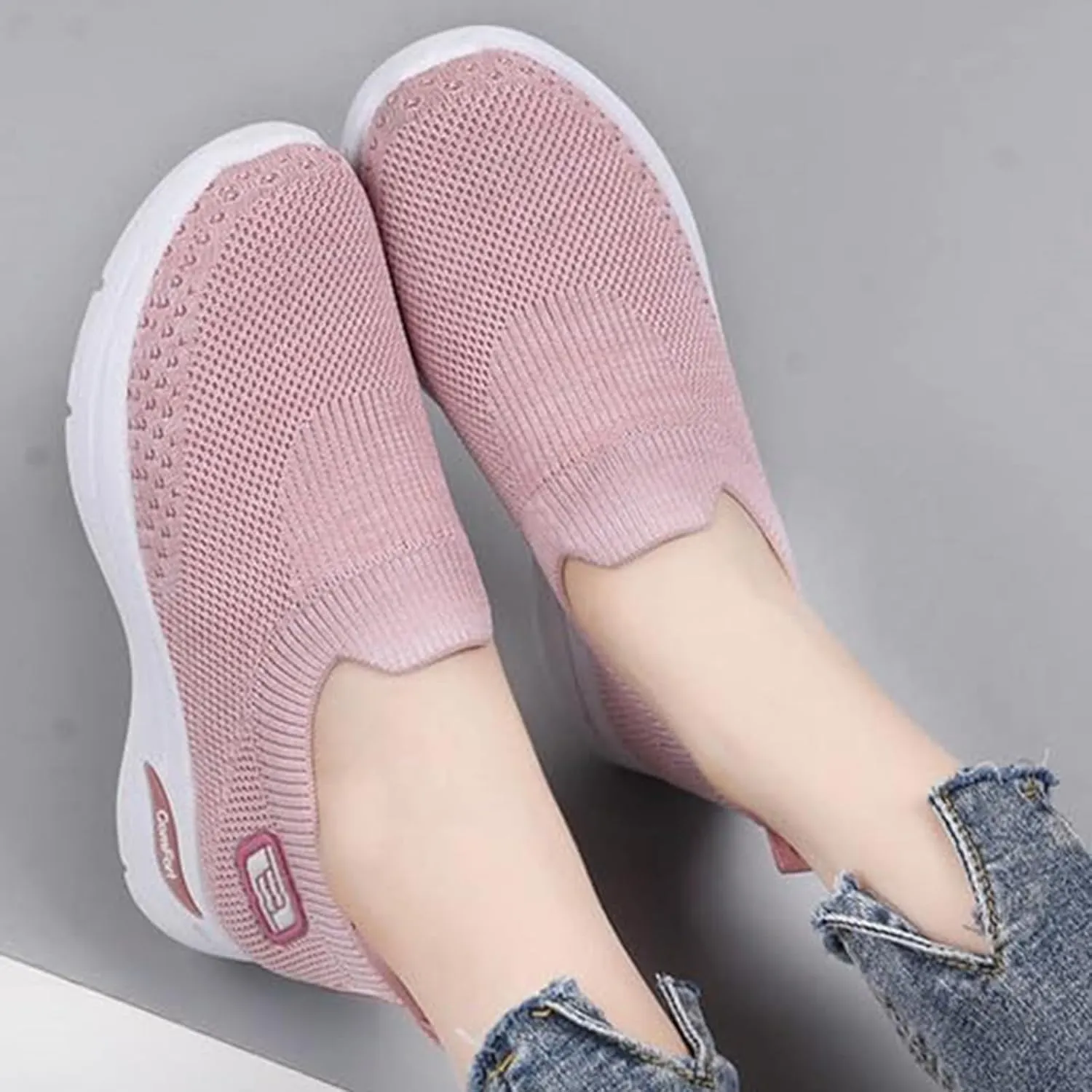 Orthopedic Shoes for Women, Breathable Soft Shoes, Canvas Sneakers Women, Comfort Wear Orthowear Shoe, Nurse Babe Shoe Tennis Sneakers Mesh Casual Comfortable Footwear for Walking 2025