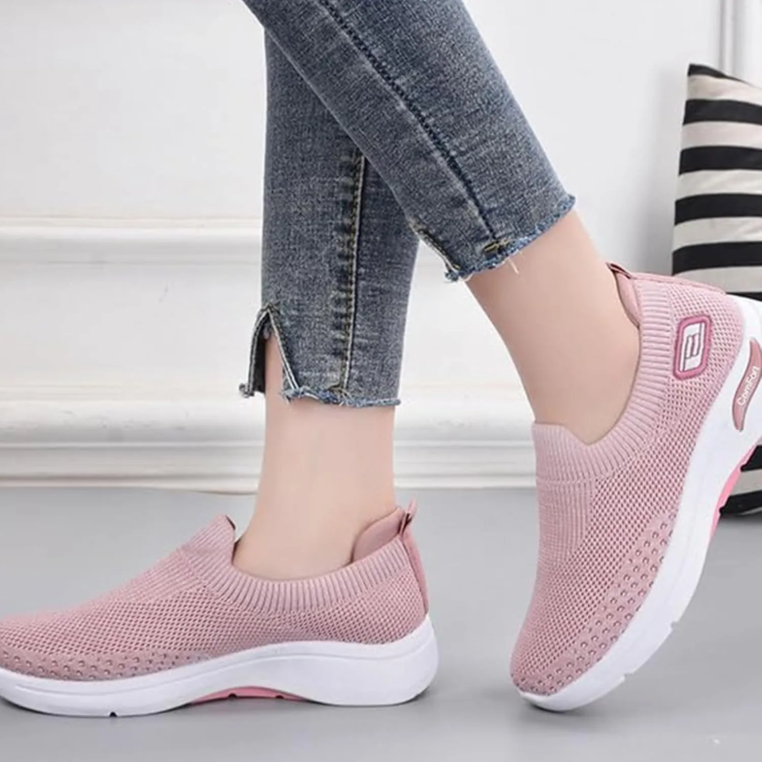 Orthopedic Shoes for Women, Breathable Soft Shoes, Canvas Sneakers Women, Comfort Wear Orthowear Shoe, Nurse Babe Shoe Tennis Sneakers Mesh Casual Comfortable Footwear for Walking 2025