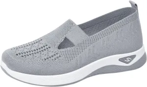 Orthopedic Shoes for Women Dressy Breathable Soft Slip on Sneakers Shoes, Arch Support Foam Walking Shoes Anti-Skid Sneakers Casual Shoes Lightweight Hands Free Shoe