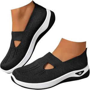 Orthopedic Shoes for Women with Arch Support Walking Shoes Comfortable Non-Slip Sneakers Slip On Wide Width Shoes