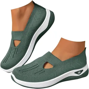 Orthopedic Shoes for Women with Arch Support Walking Shoes Comfortable Non-Slip Sneakers Slip On Wide Width Shoes