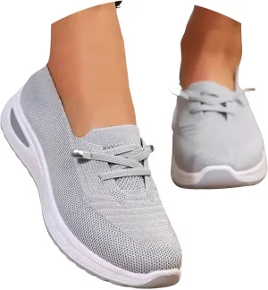 Orthopedic Shoes for Women, Womens Slip On Walking Sneakers Comfortable Mesh Non-Slip Shoes Breathable Tennis Shoes