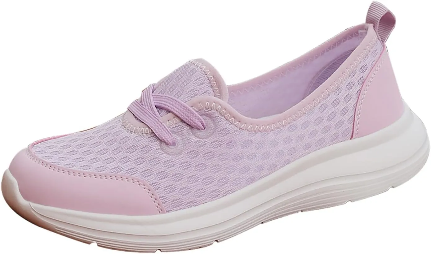 Orthopedic Sneakers for Women Comfortable Arch Support Lightweight Breathable Comfortable Sneakers Walking Athletic Work Shoes