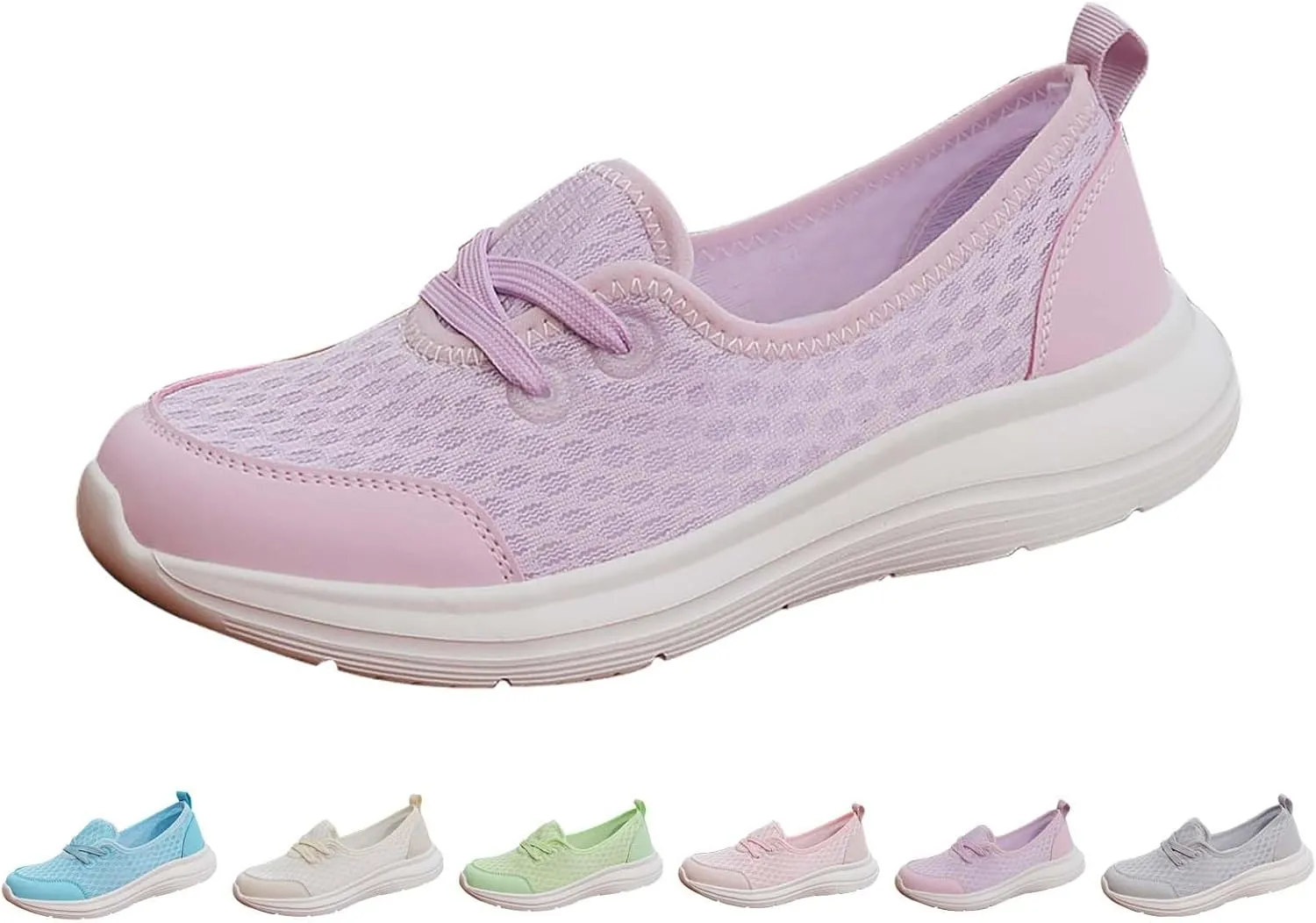 Orthopedic Sneakers for Women Comfortable Arch Support Lightweight Breathable Comfortable Sneakers Walking Athletic Work Shoes