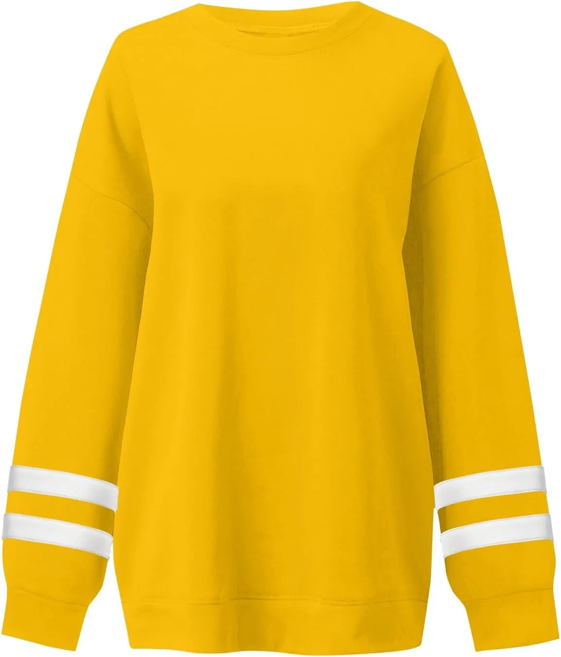 Oversized Sweatshirt For Women Trendy Crewneck Long Sleeve Fall Winter Clothes 2024 Solid Hoodie Pullover