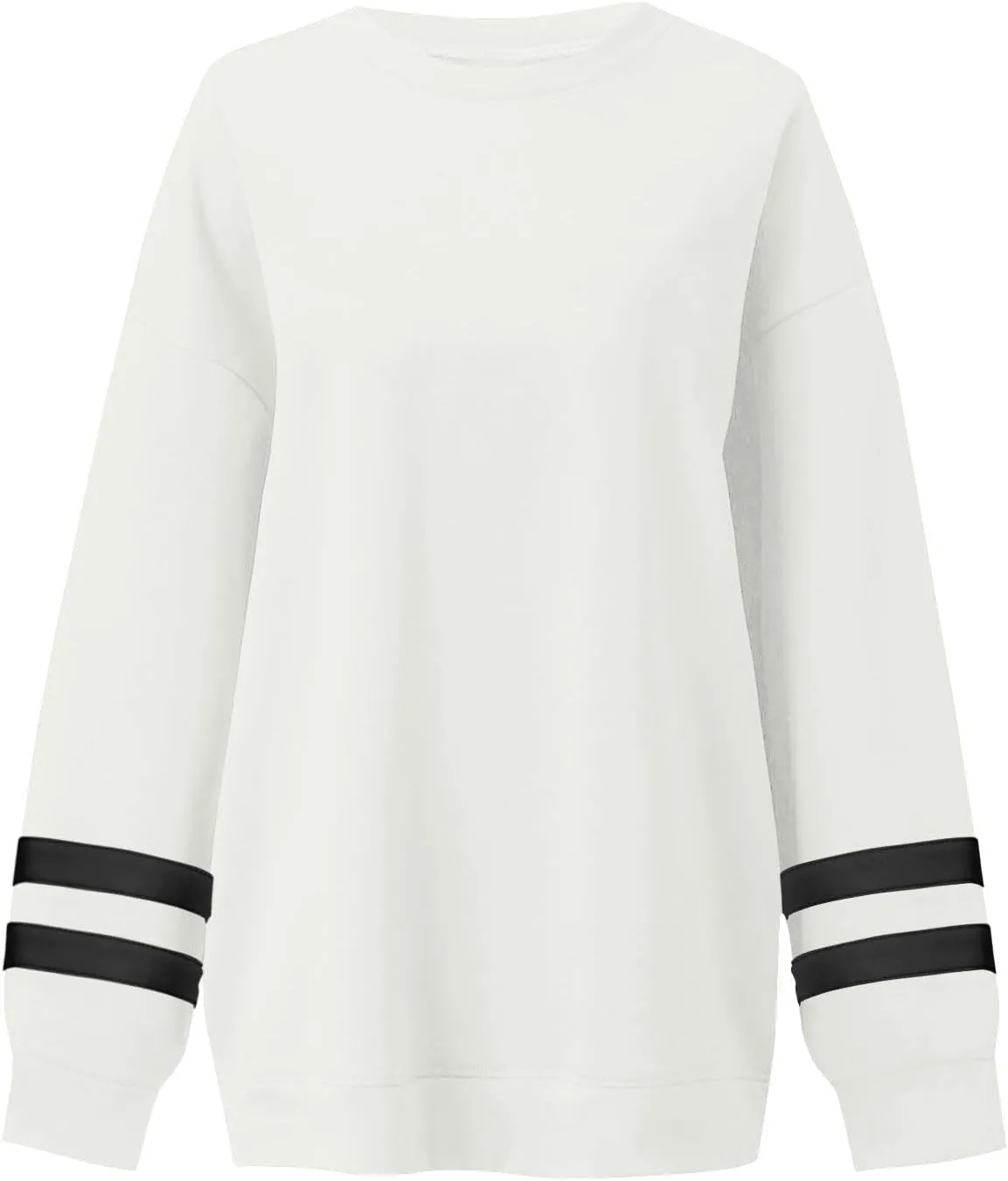 Oversized Sweatshirt For Women Trendy Hoodie Pullover Crewneck Long Sleeve Solid Fall Winter Clothes 2024