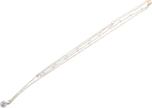 Pearls Necklace Women's Layered Gold Pendant Necklace Exquisite Design