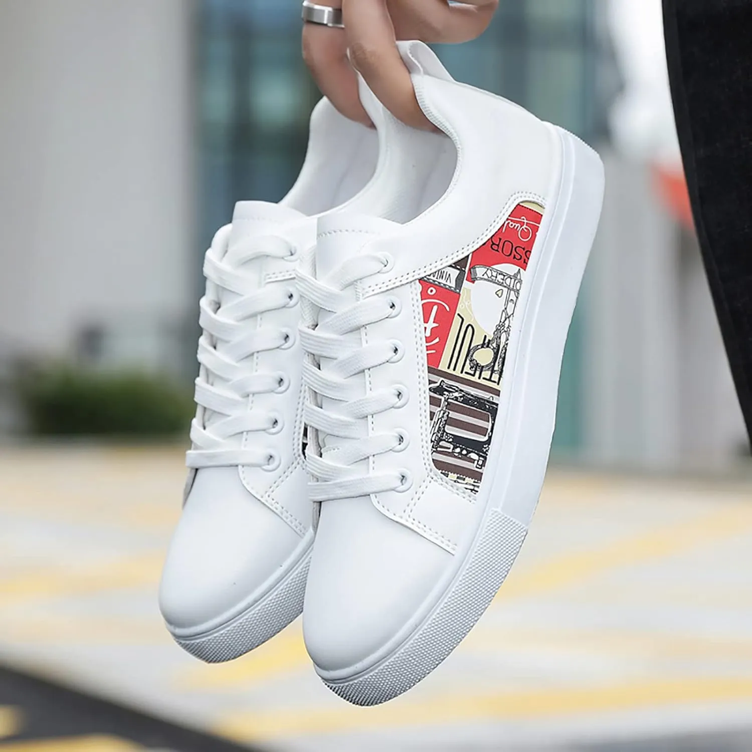 Platform High Top Sneakers for Women Fashion Black Walking Shoes Women Arch Support Womens Shoes Dressy Casual with Jeans Extra Wide Women Walking Sneakers Size 8 X Wide Zapatos OrtopDicos De Mujer