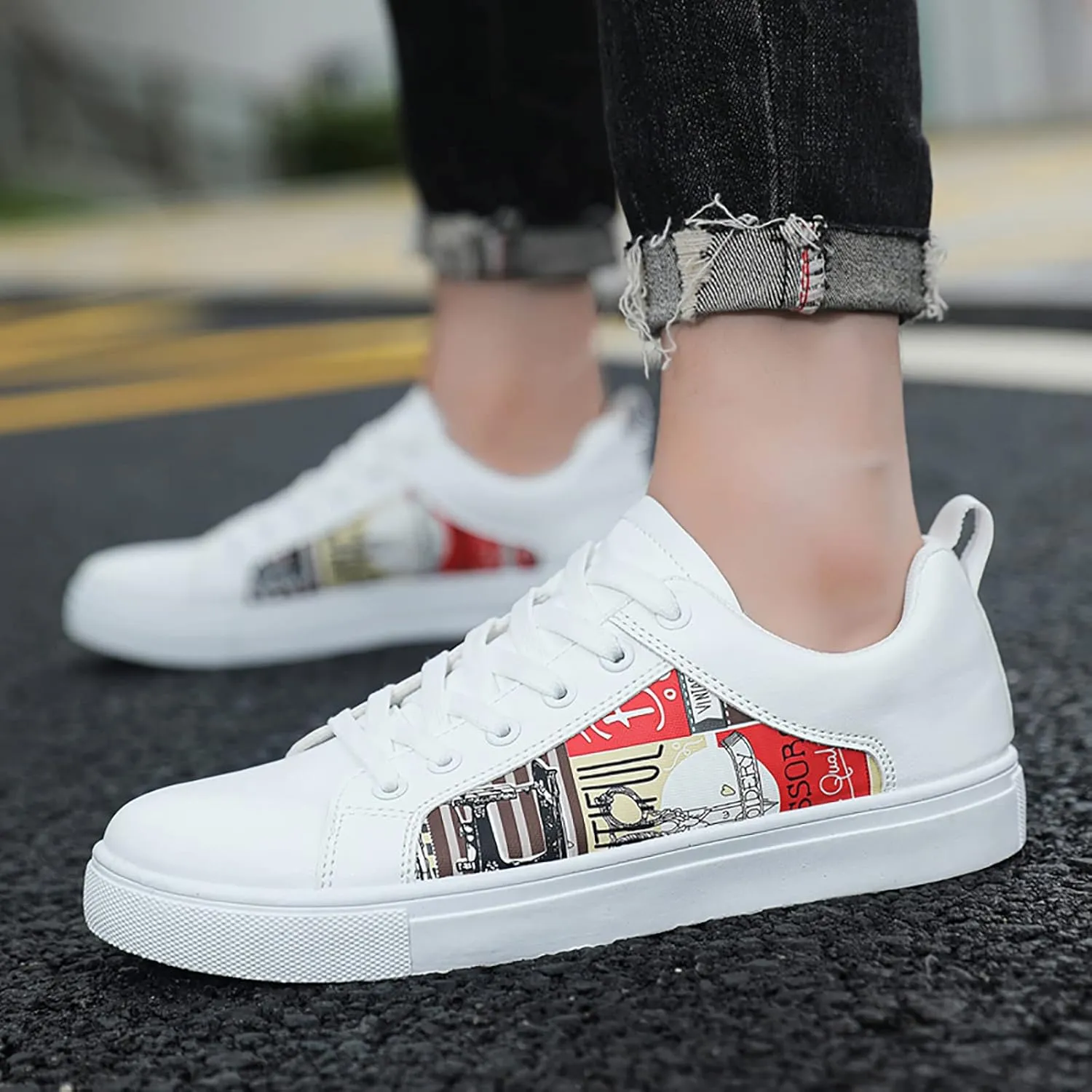 Platform High Top Sneakers for Women Fashion Black Walking Shoes Women Arch Support Womens Shoes Dressy Casual with Jeans Extra Wide Women Walking Sneakers Size 8 X Wide Zapatos OrtopDicos De Mujer