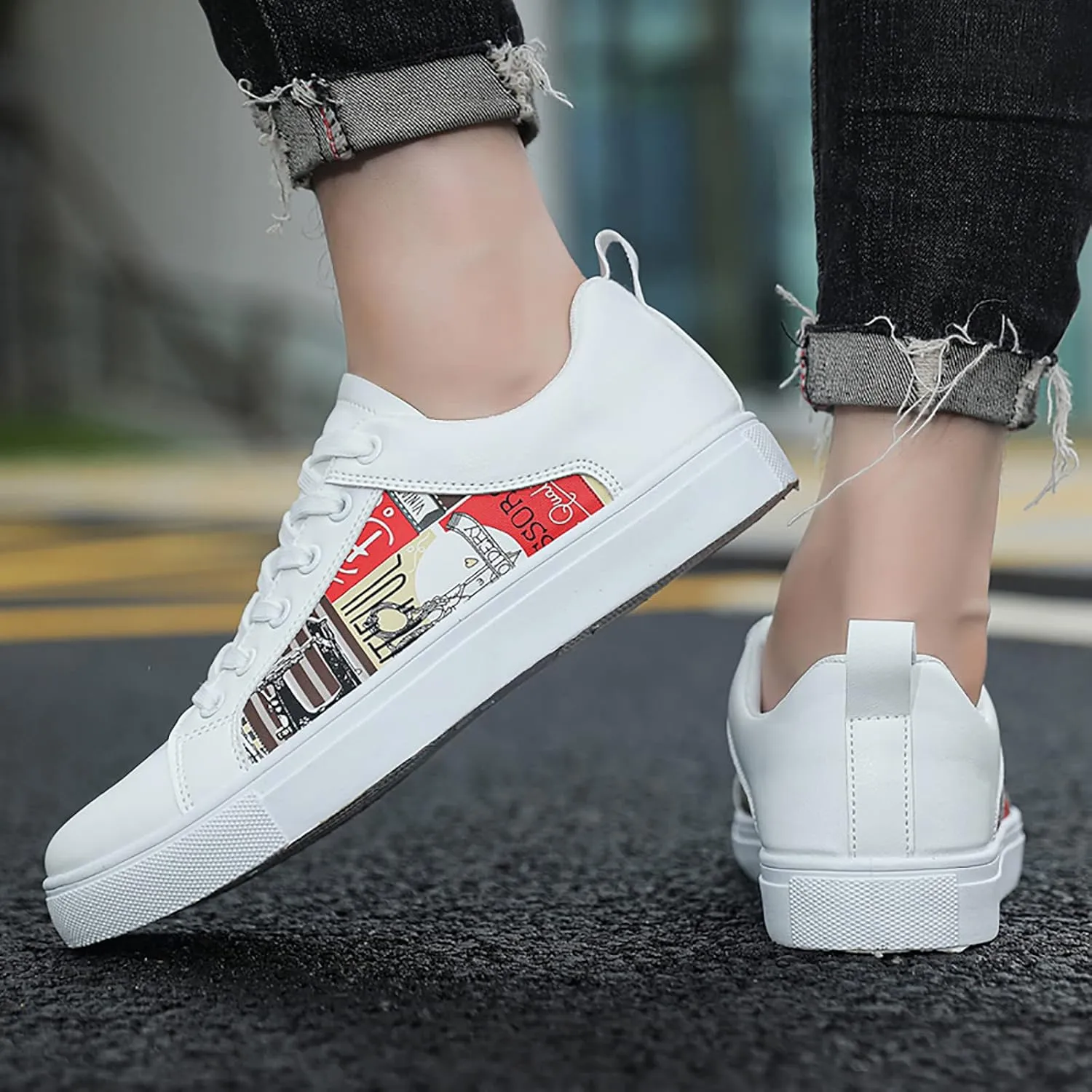 Platform High Top Sneakers for Women Fashion Black Walking Shoes Women Arch Support Womens Shoes Dressy Casual with Jeans Extra Wide Women Walking Sneakers Size 8 X Wide Zapatos OrtopDicos De Mujer