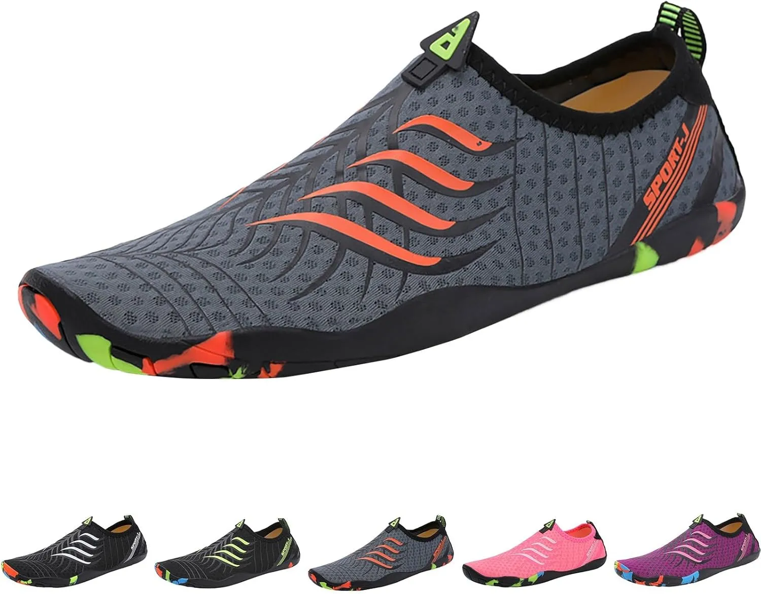 Quick Dry Water Shoes Mens Womens Barefoot Aqua Socks Swim Beach Pool Shoes Lightweight Outdoor Sports Hiking Surf Yoga Footwear