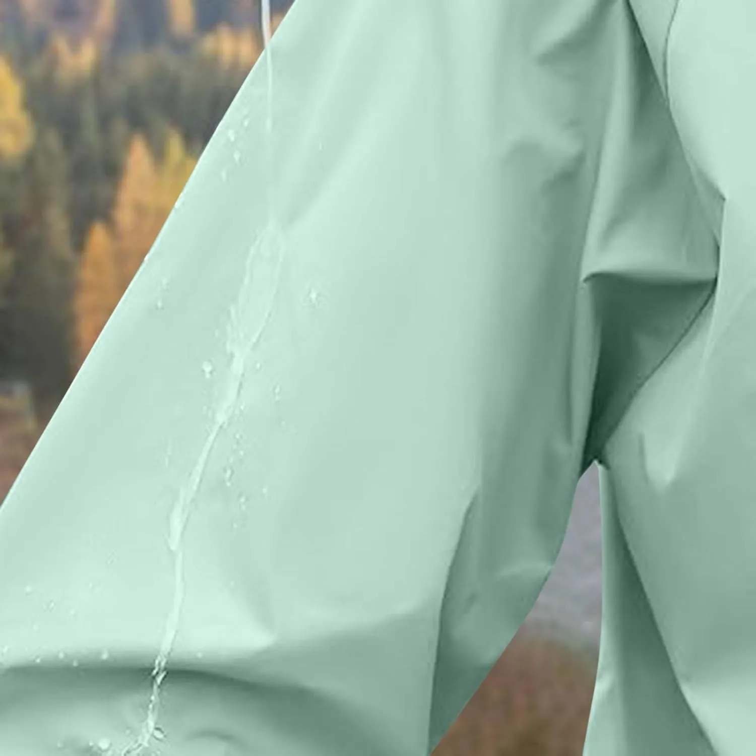 Rain Jacket Women Waterproof Lightweight Jacket with Hood Packable Rain Jacket Plus Size Rain Jackets with Pocket