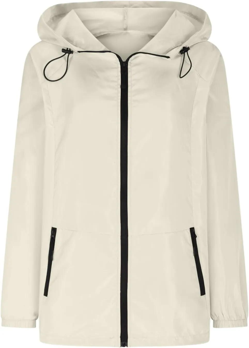 Rain Jacket Women Waterproof Lightweight Jacket with Hood Packable Rain Jacket Plus Size Rain Jackets with Pocket
