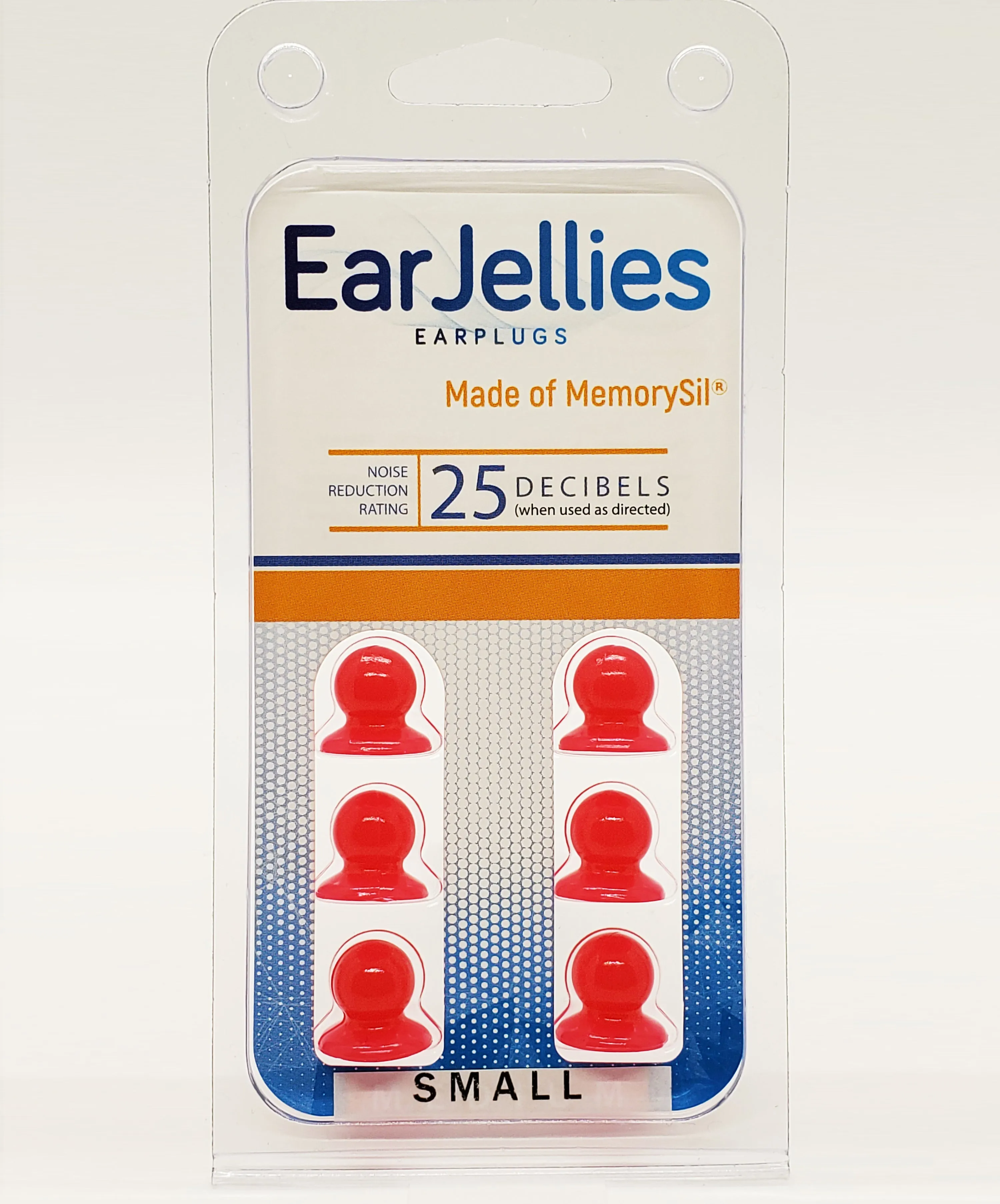 Red EarJellies Earplugs - 3 Pairs