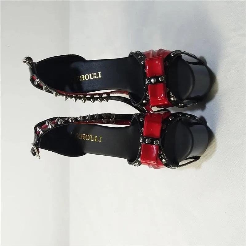 Sexy High Heels Ribbon Sandal