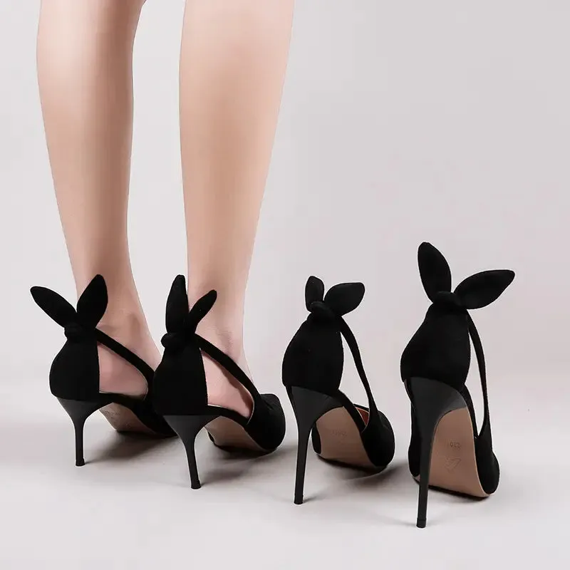 Sexy Slim High Heels Butterfly-knot