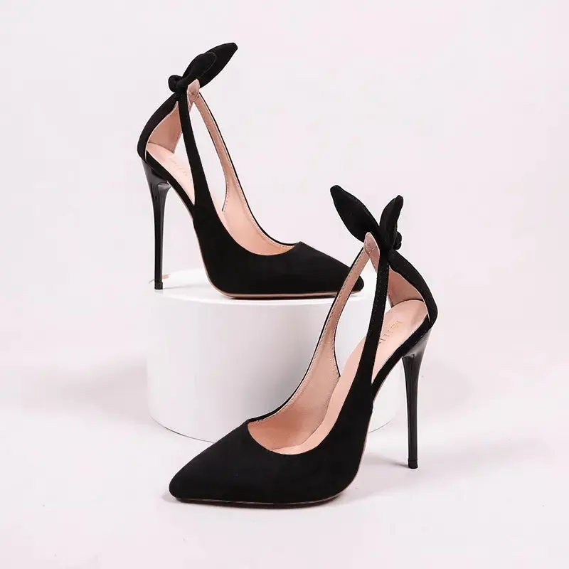 Sexy Slim High Heels Butterfly-knot