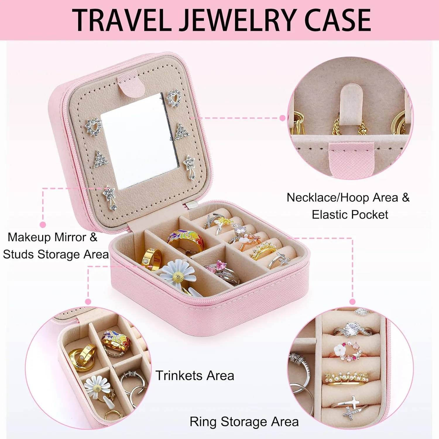 Sloth Gifts Jewelry Box for Women, Small Travel Jewelry Case Jewelry Holder Organizer Jewelry Box for Sloth Lover Gifts(Sloth)