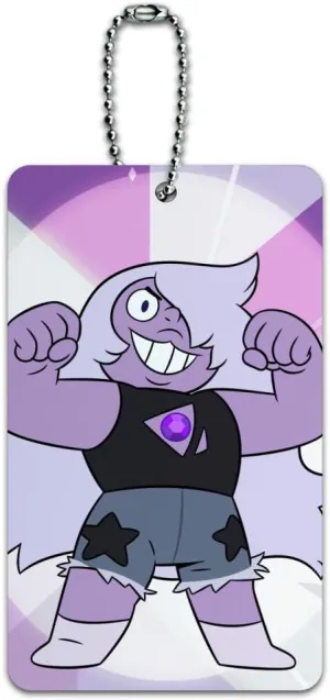 Steven Universe Amethyst Luggage Card Suitcase Carry-On ID Tag