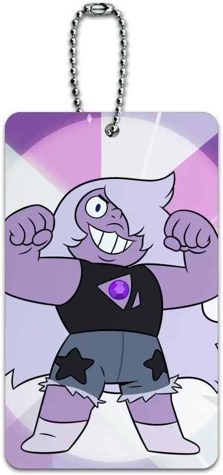 Steven Universe Amethyst Luggage Card Suitcase Carry-On ID Tag