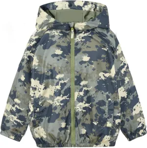 SUNDAY ROSE Boys Rain Jacket Lightweight Breathable Raincoat Waterproof Hooded Windbreaker For Kids