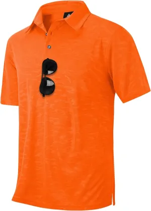 SWISSWELL Men's Polo Shirts Short Sleeve Performance Cationic Golf Shirts Collared Athletic Shirts