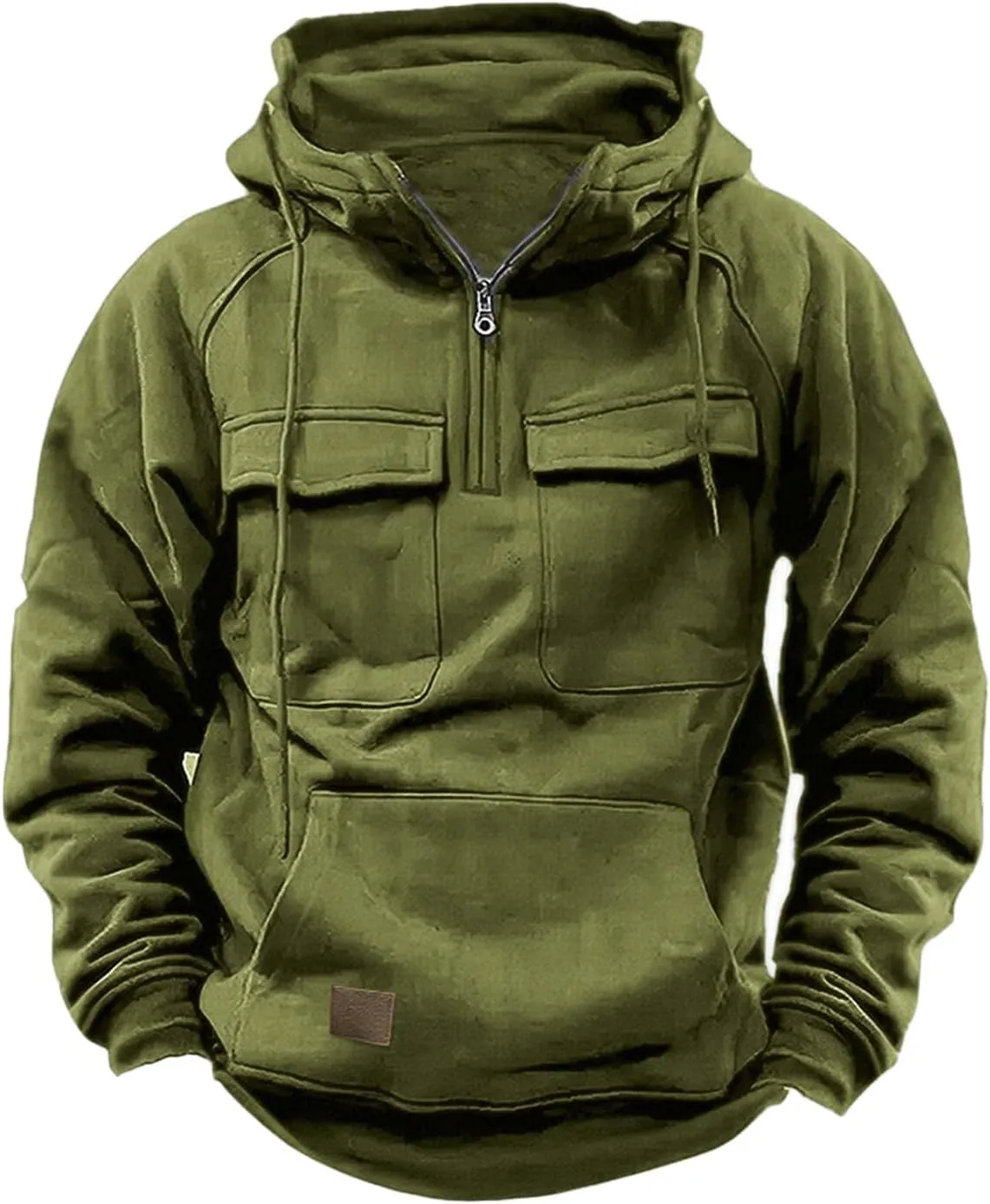 Tactical Sweatshirts for Men Hoodies Winter Long Sleeve Workout Gym Cargo Pullover Sports Outdoor Fashion Jackets