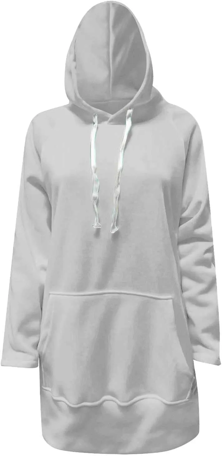 The Warmy Oversized Hoodie Dress for Womens Hoodies Pullover Long Sleeve Hoodies with Pocket