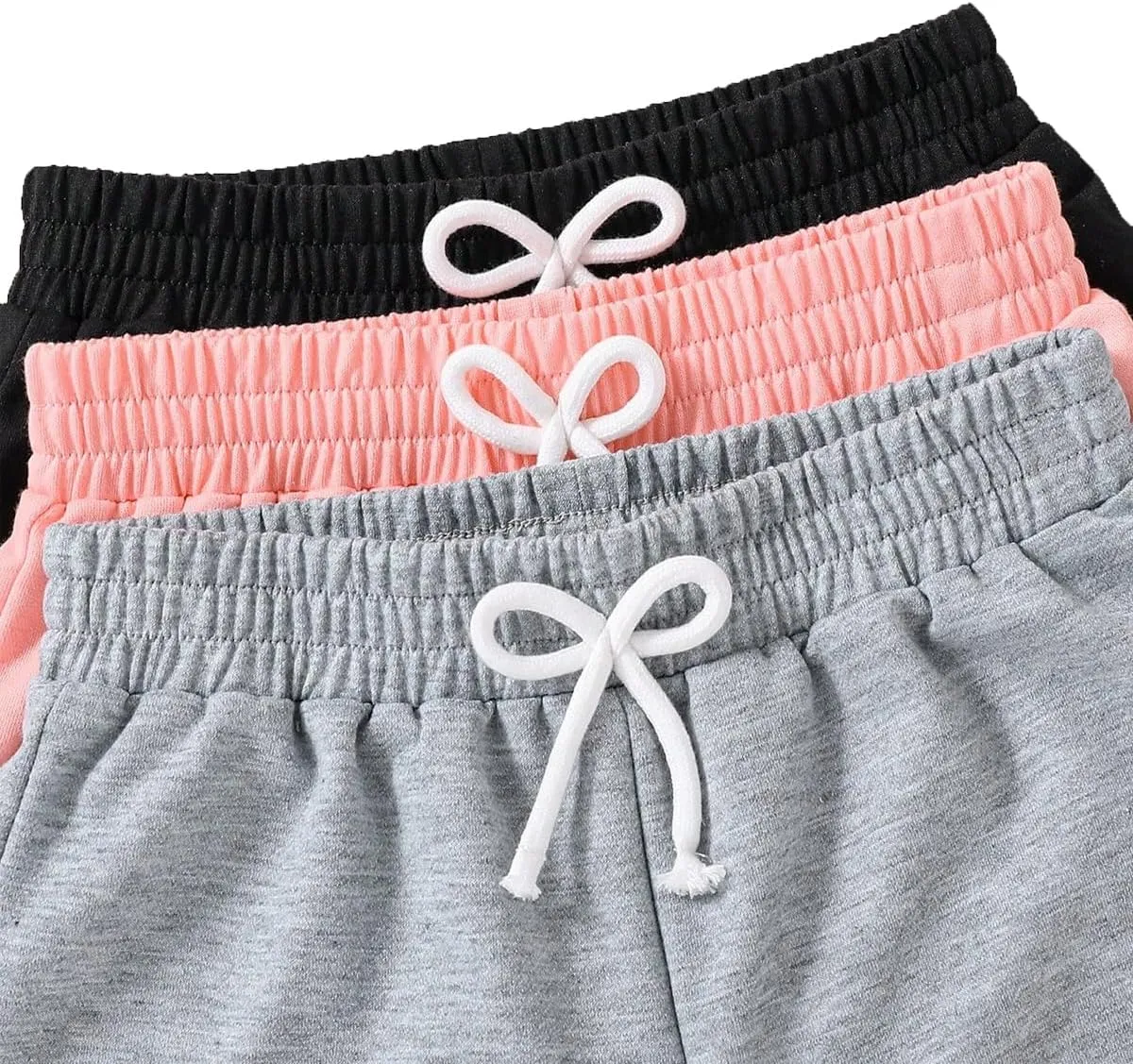 Toddler Girl Shorts - Cartoon Unicorn Print Shorts Set- Kid Shorts 3 Pack Pants Sets(3-7T)