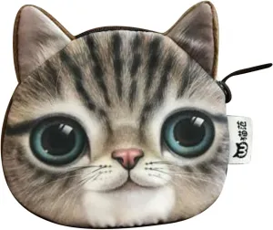 Tote Bag For Women Cat Animal Pattern Purse Mini Small Purse Fashion Wallet Card Holder Purse For Daughter Birthday G