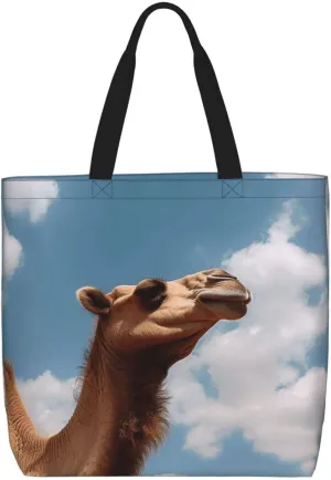 Tote Bag for Women Reusable Grocery Bags Color Peacock Tote Bag with Inner Pocket Travel Tote for Shopping