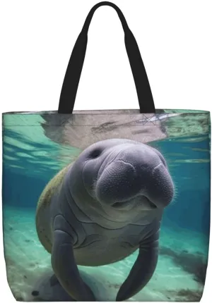 Tote Bag for Women Reusable Grocery Bags Dragonflies Grey Tote Bag with Inner Pocket Travel Tote for Shopping