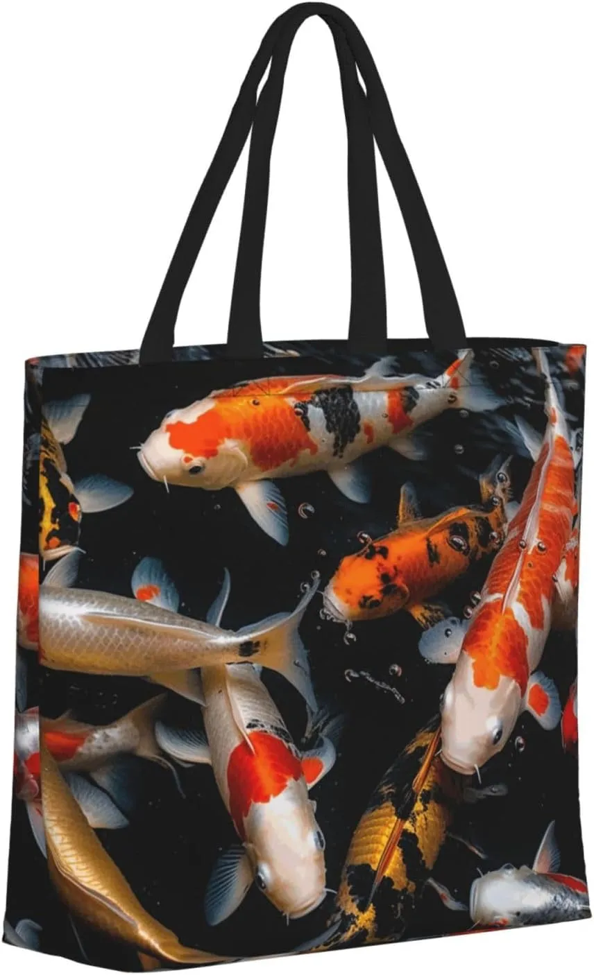 Tote Bag for Women Reusable Grocery Bags Labrador Tote Bag with Inner Pocket Travel Tote for Shopping