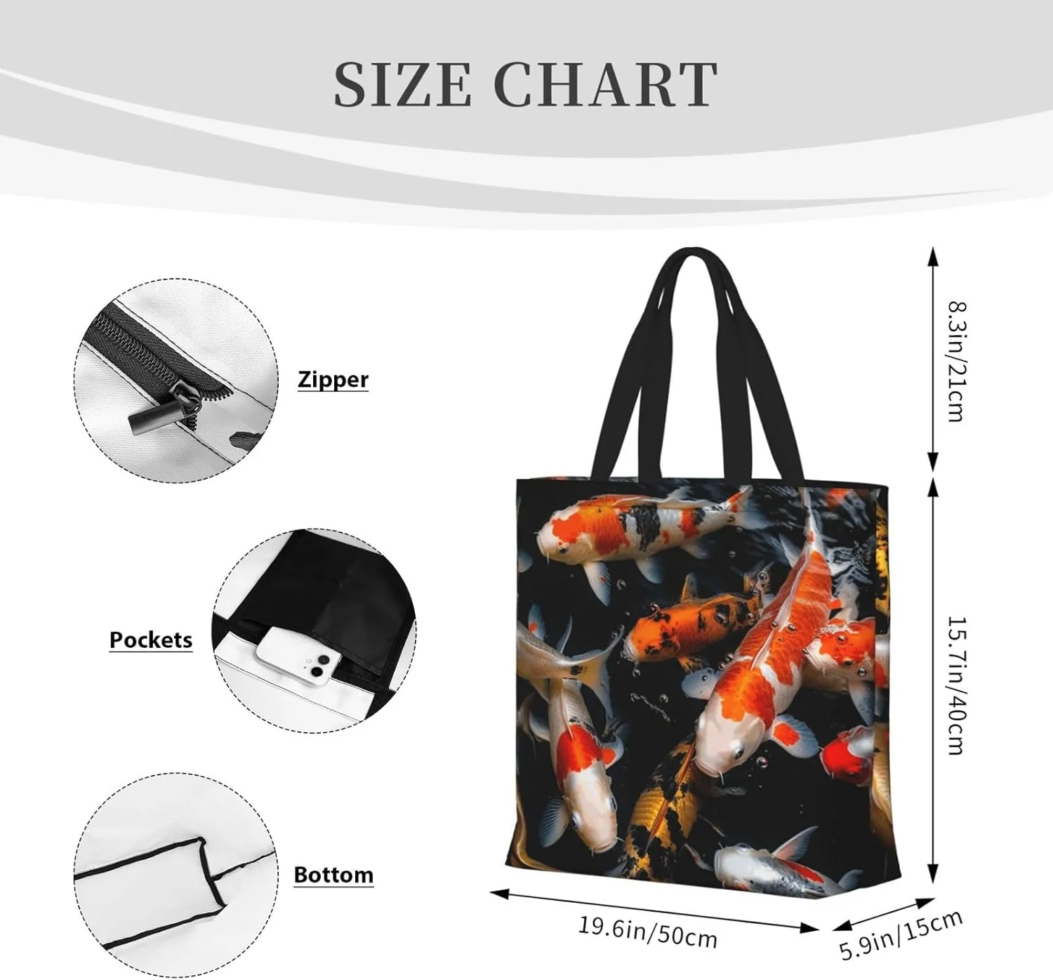 Tote Bag for Women Reusable Grocery Bags Labrador Tote Bag with Inner Pocket Travel Tote for Shopping