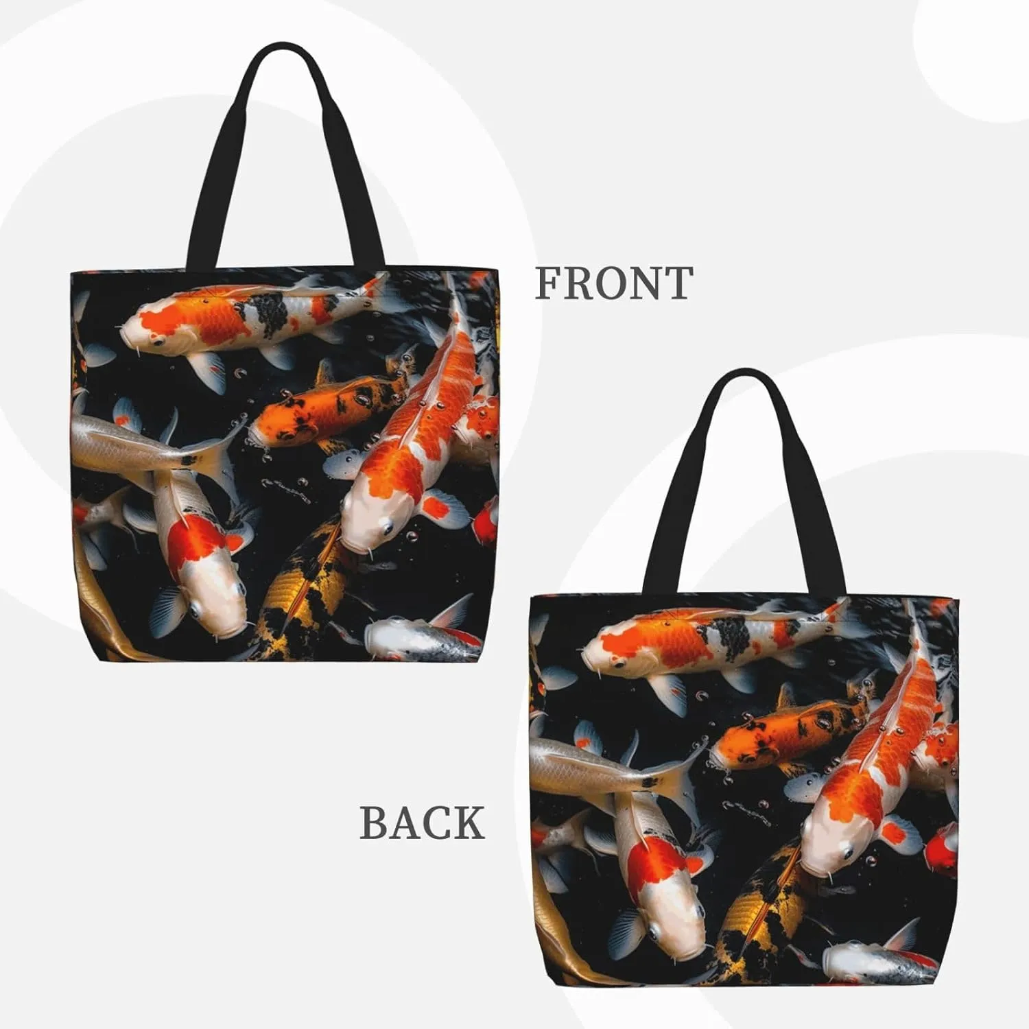 Tote Bag for Women Reusable Grocery Bags Labrador Tote Bag with Inner Pocket Travel Tote for Shopping