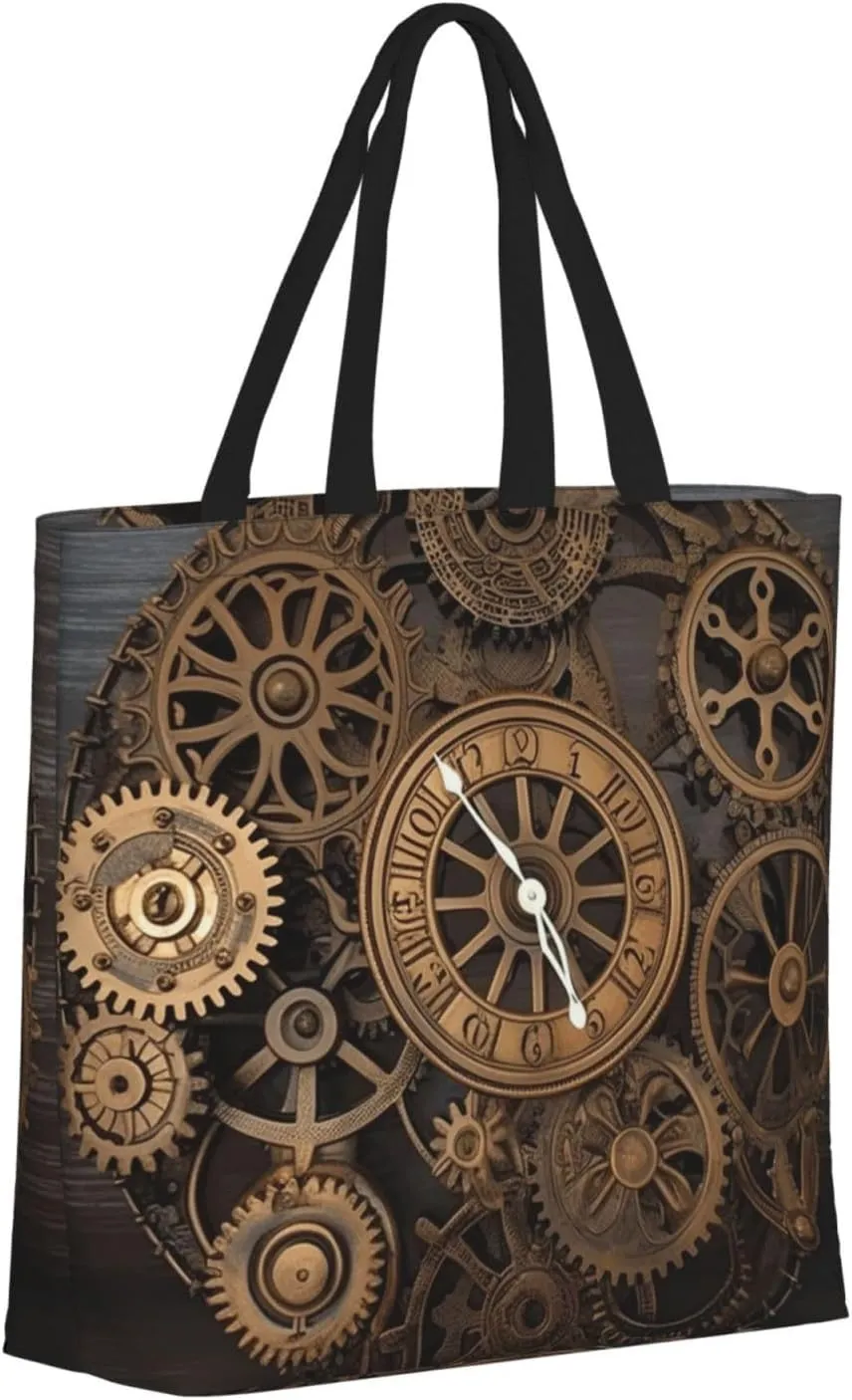 Tote Bag for Women Reusable Grocery Bags Surfboard Tote Bag with Inner Pocket Travel Tote for Shopping