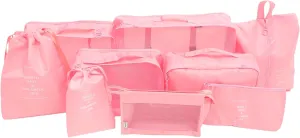 Travel Organizers Set 9 Pack Packing Cubes for Suitcases Lightweight Travel Storage Bags for Clothes Shoes