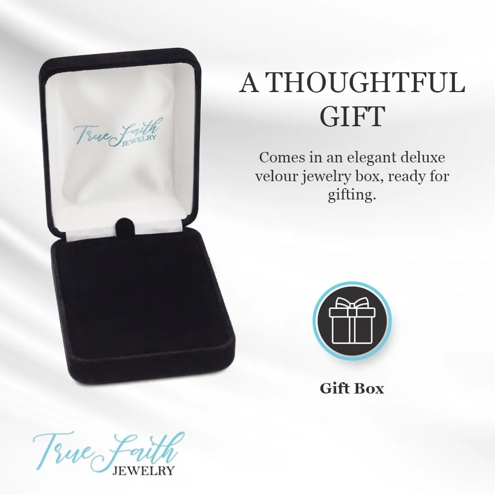True Faith Jewelry Gold Cross Pendant Necklace Religious Jewelry