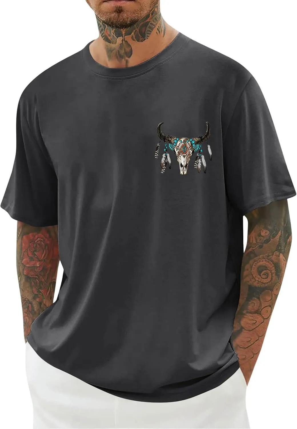 Tshirts Shirts for Men Mens Hawaiian Shirt Funny Shirts for Men- Big and Tall Shirts for Men Mens Workout Shirts