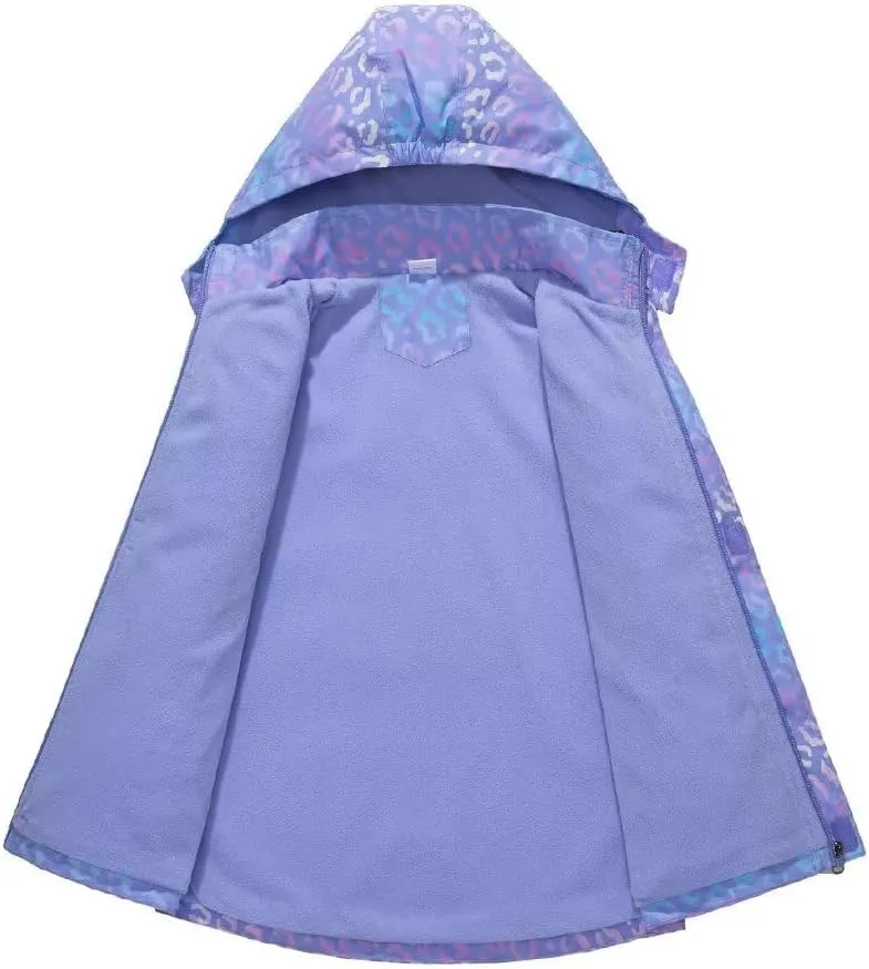 Welity Boys & Girls Rain Jackets Lightweight Waterproof Hooded Raincoats Windbreaker Coats