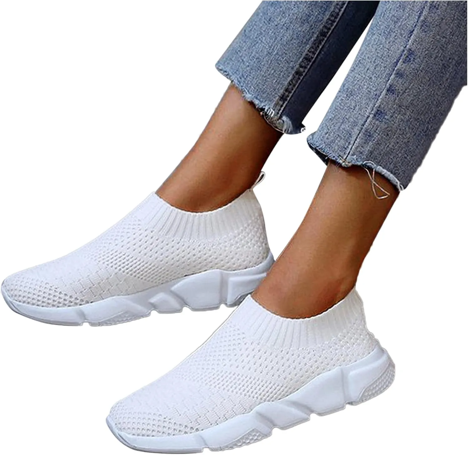 Wide Toe Box Shoes Women Casual Sneakers Comfy Work Shoes for Women Business Casual Womens Slip On Sneakers Size 8.5 Platform Wide Sneakers for Women Fashion Womens Black Walking Sneakers Size 8