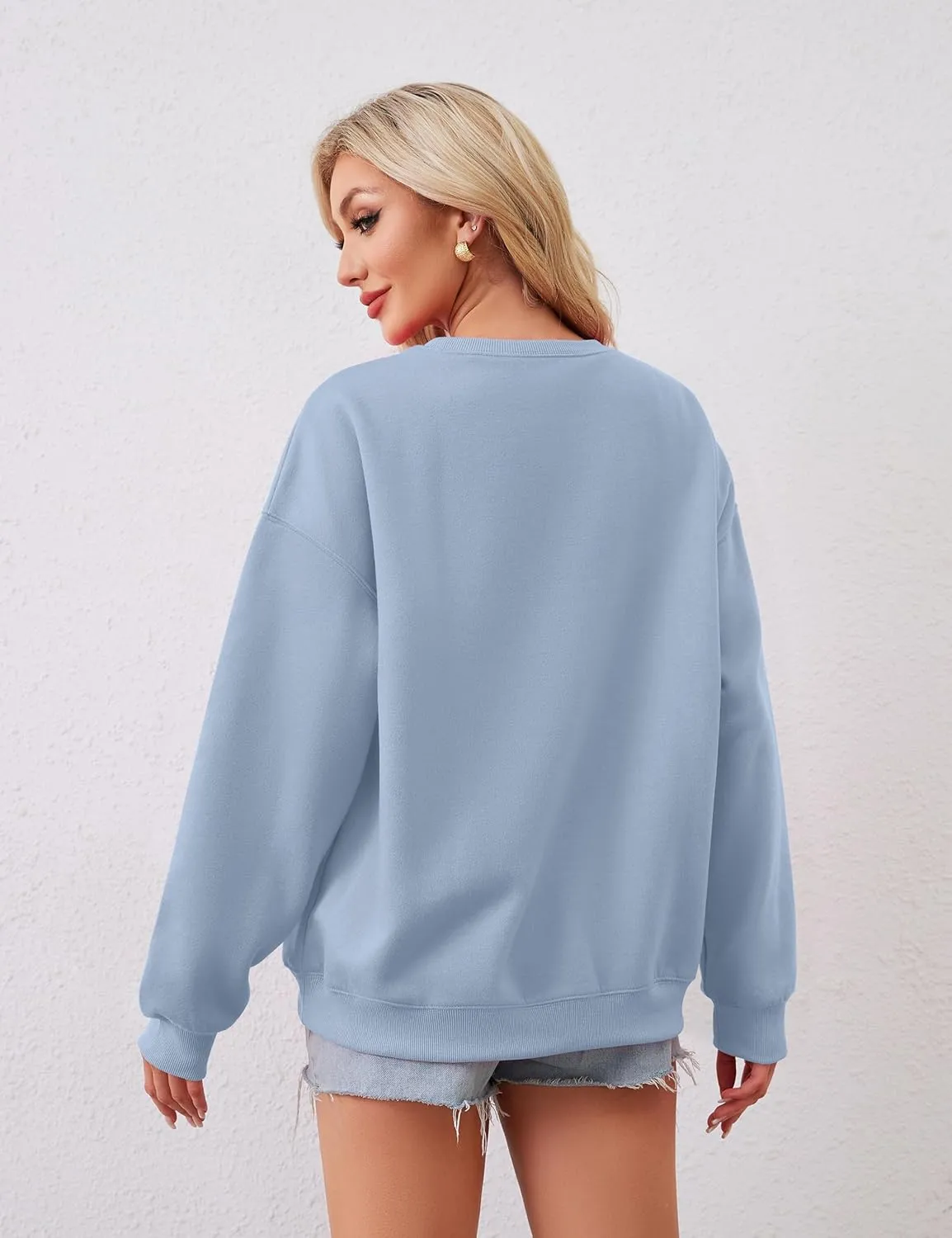 Women Fall Crewneck Sweatshirts Oversized Graphic Sweatshirts Y2K Pullover Aesthetic Cute Sweatshirts for Teen Girls