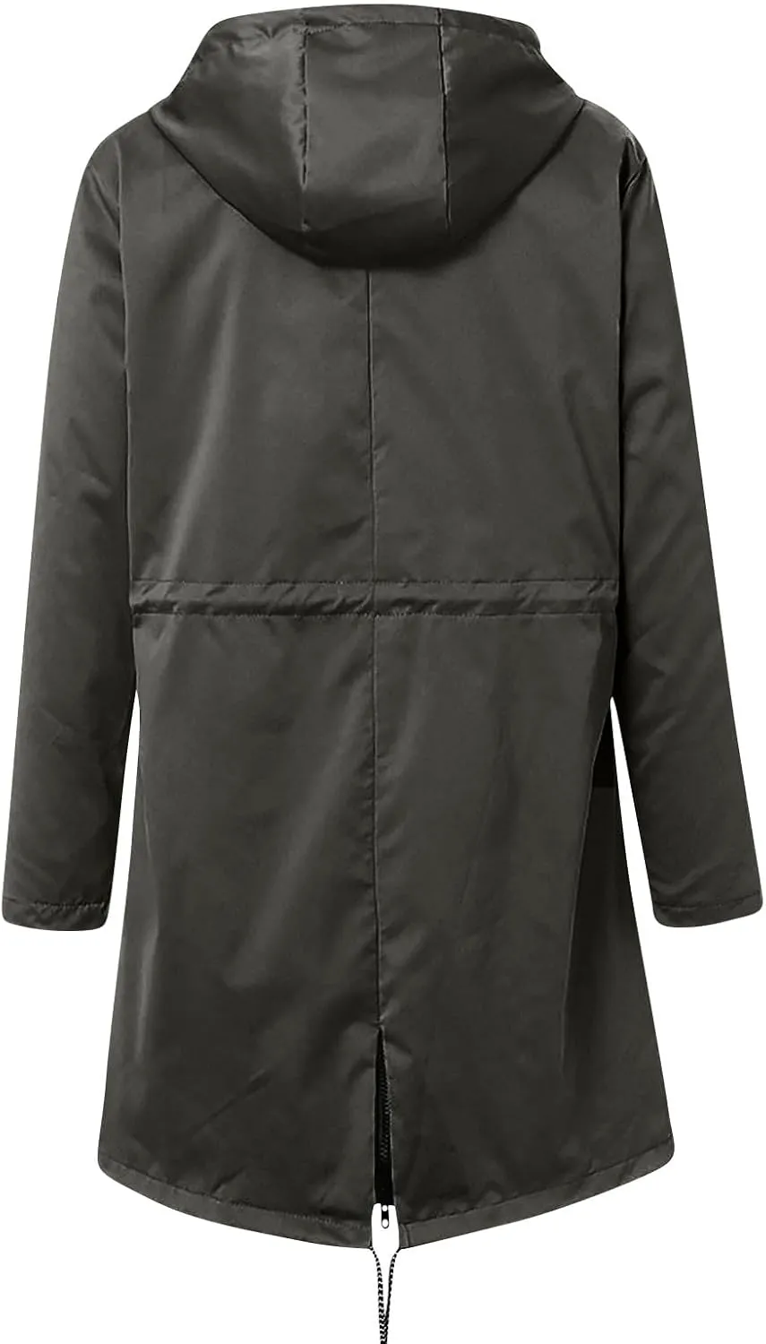 Women Raincoats Waterproof Long Hooded Trench Coats Fashion Casual Windbreaker Travel Jacket With Pockets